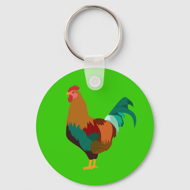 Rooster Schlüsselanhänger (Vorderseite)