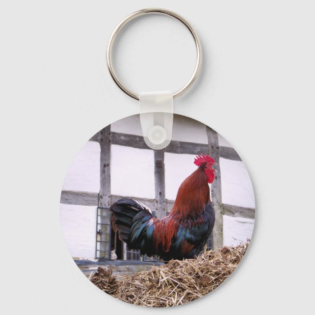 ROOSTER SCHLÜSSELANHÄNGER (Vorderseite)