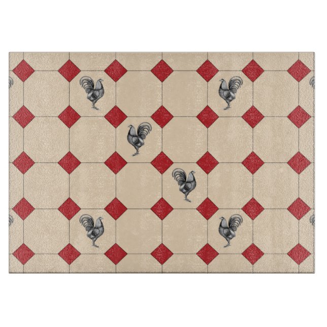 Rooster Schneidebrett (Vorderseite)