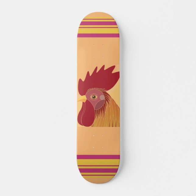 Rooster-Skateboard Skateboard (Vorne)