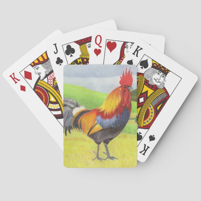 Rooster Spielkarten (Rückseite)