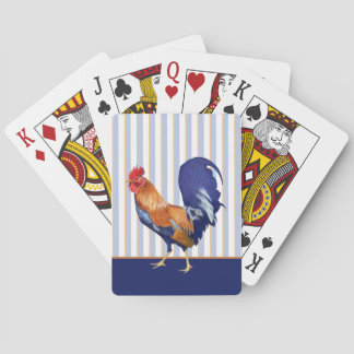 Rooster Streifen Playing Cards Spielkarten