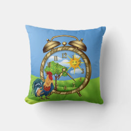 Rooster Sunrise Kitchenette Landkissen Kissen