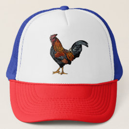 Rooster Trucker Hat Truckerkappe