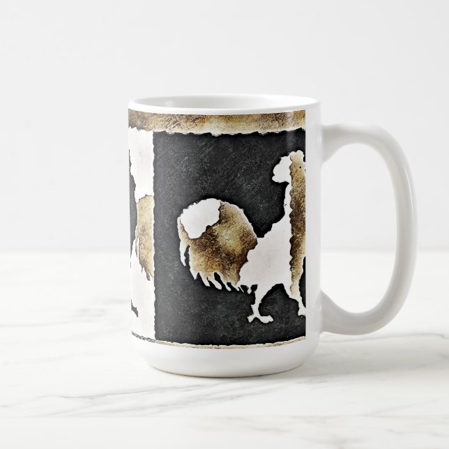 Rooster Vintag #2 - Tasse (Rechts)