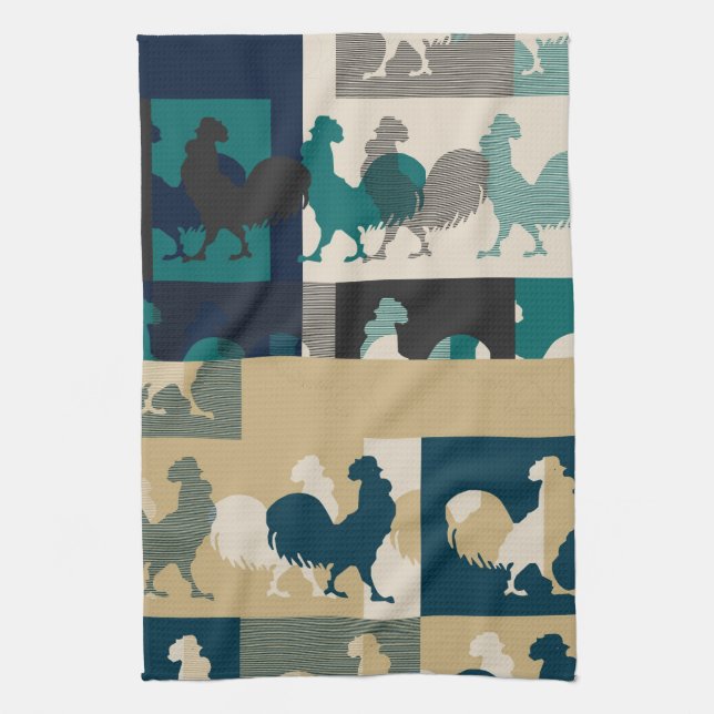 Rooster Vintag - Küchentücher (Vertikal)