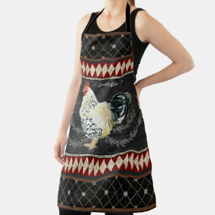 Rooster Vintag Rustikal Farmhouse Chalkboard w Nam Schürze
