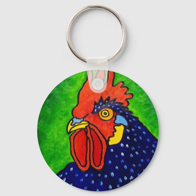 ROOSTER von Piliero Schlüsselanhänger (Vorderseite)