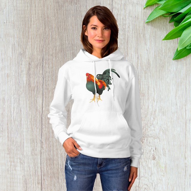 Rooster Womens Hoodie (Von Creator hochgeladen)