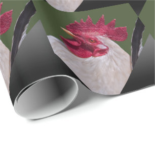 Rooster Wrapping Paper Geschenkpapier