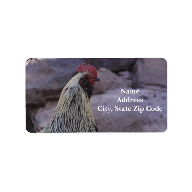 Roosteradressen Adressaufkleber (Vorne)