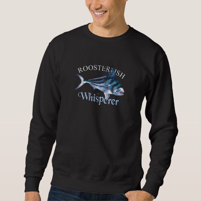 Roosterfish Whisperer Dark Colored Sweatshirt (Vorderseite)