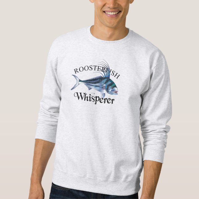 Roosterfish Whisperer Light Cfarbig Sweatshirt (Vorderseite)