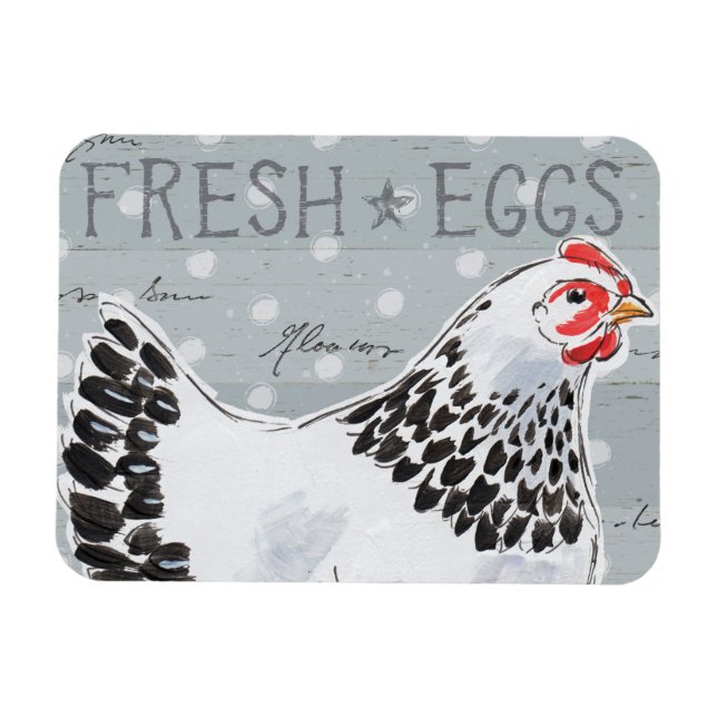 Roosters - Aufforderung II Magnet (Horizontal)