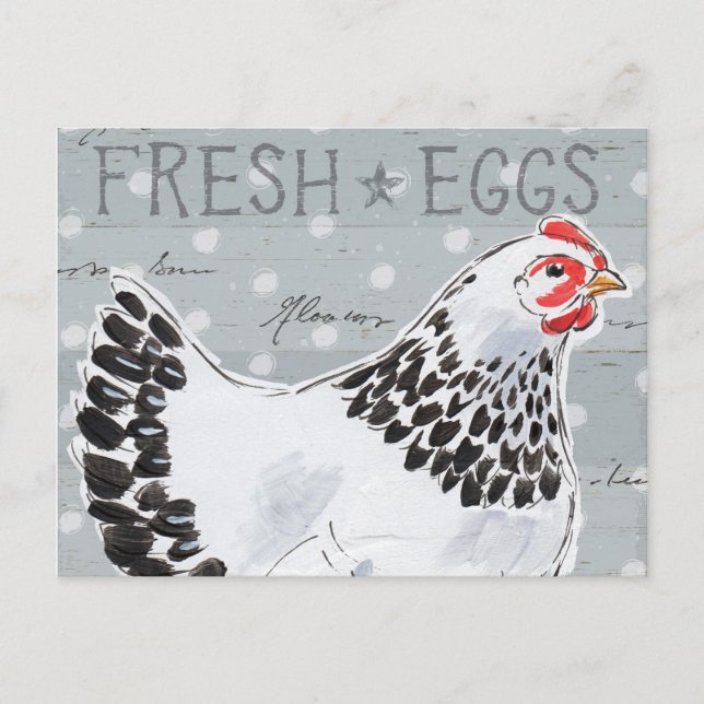 Roosters - Aufforderung II Postkarte (Vorderseite)