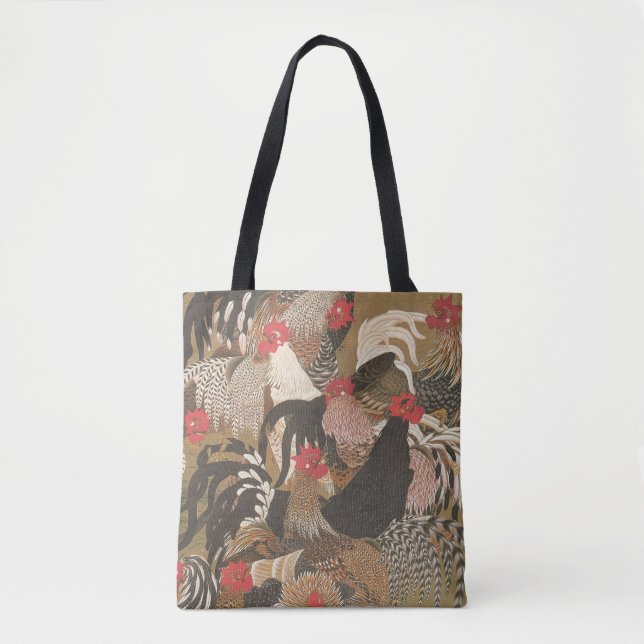 Roosters Japanisch Art Rooster Jahr 2017 Bag Tasche (Vorderseite)