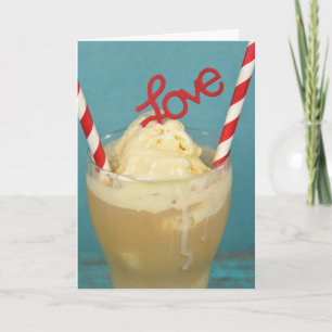Root Beer Float Romance Karte