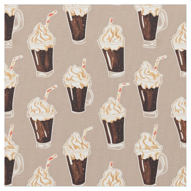 Root Beer Floats Stoff (Nahaufnahme)