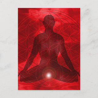 Root Chakra Muladhara Postkarte