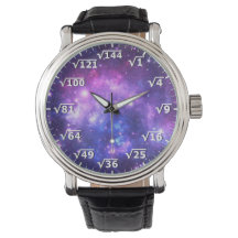 Root Clock auf dem lila Platz - Math Clock