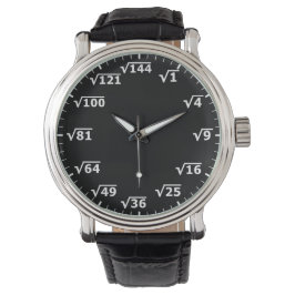 Root Clock auf dem Schwarzen Platz - Mathematik un Armbanduhr