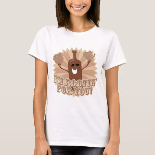 Root für Sie Soda Cartoon Charakter Art Fun T-Shirt