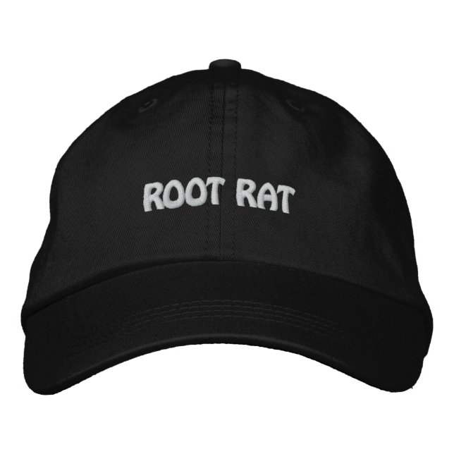 ROOT RAT BESTICKTE BASEBALLKAPPE (Vorderseite)