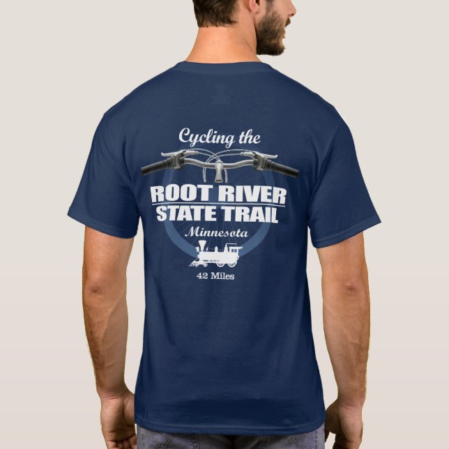 Root River Staat Trail (H2) T-Shirt (Rückseite)