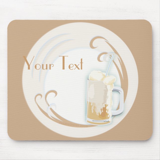 Rootbeer Float Mousepad (Vorne)