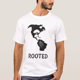 Rooted Americas Tree Graphic T - Shirt