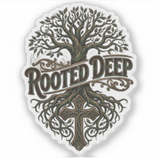 Rooted Deep Aufkleber