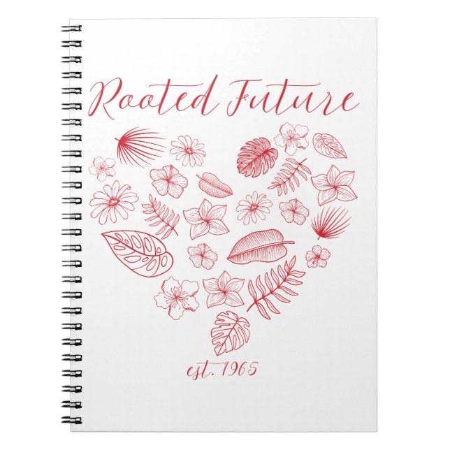 Rooted Future est. 1965 Spiral Photo Notebook Notizblock (Vorderseite)