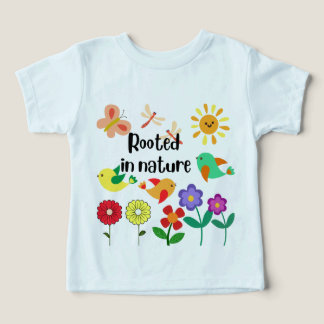 "Rooted in Nature" Öko Inspiriert Grafik