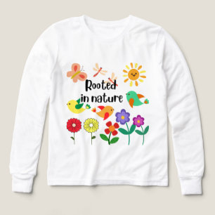 "Rooted in Nature" Öko Inspiriert Grafik