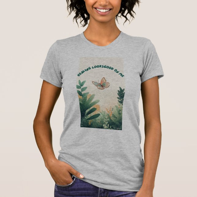 "Rooted in Radiance" T-Shirt (Vorderseite)