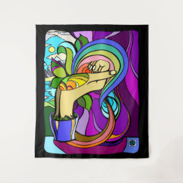 Rooted Potenzial Wandteppich