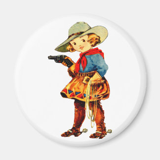 Rootin Tootin' Cowgirl Magnet