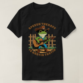 Rootin’ Tootin’ Speech Therapy Cowboy Frog T-Shirt