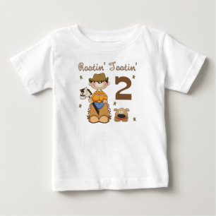 Rootin Tootin T-shirt de cowboy de 2 ans