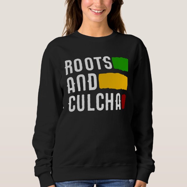 Roots And Culcha Rasta Colors Reggae Sweatshirt (Vorderseite)