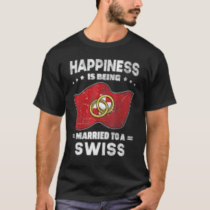 Roots Flag der Schweizerischen Eidgenossenschaft T-Shirt