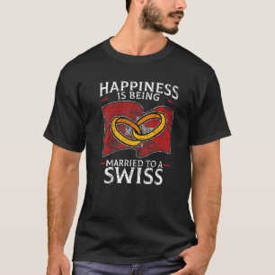 Roots Flag der Schweizerischen Eidgenossenschaft T-Shirt