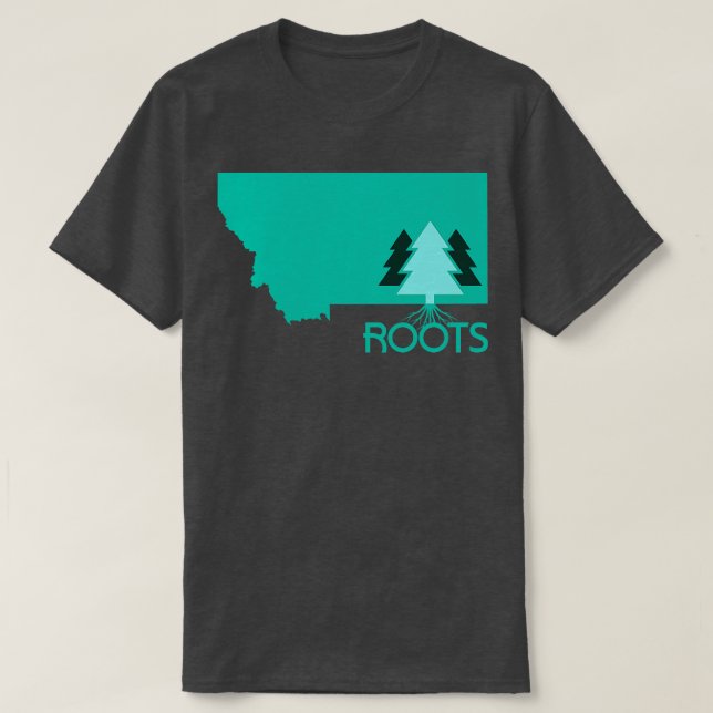 Roots Montana Moderne T-Shirt (Design vorne)
