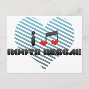 Roots Reggae fan Postkarte