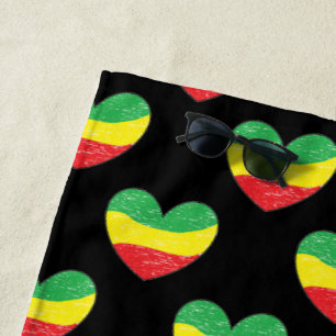Roots Reggae Rebel Handtuch