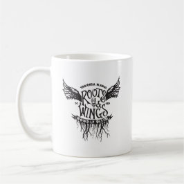 Roots & Wings Logo Kaffeetasse