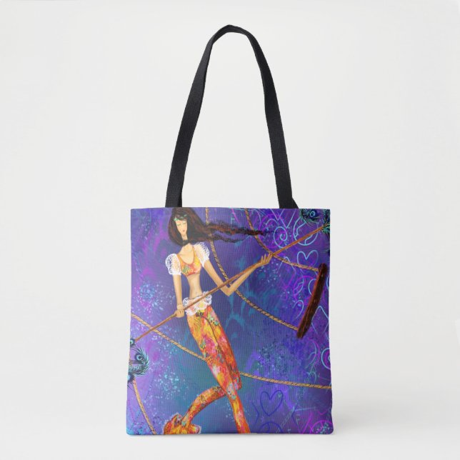 Rope Acrobat Tote Bag Tasche (Vorderseite)