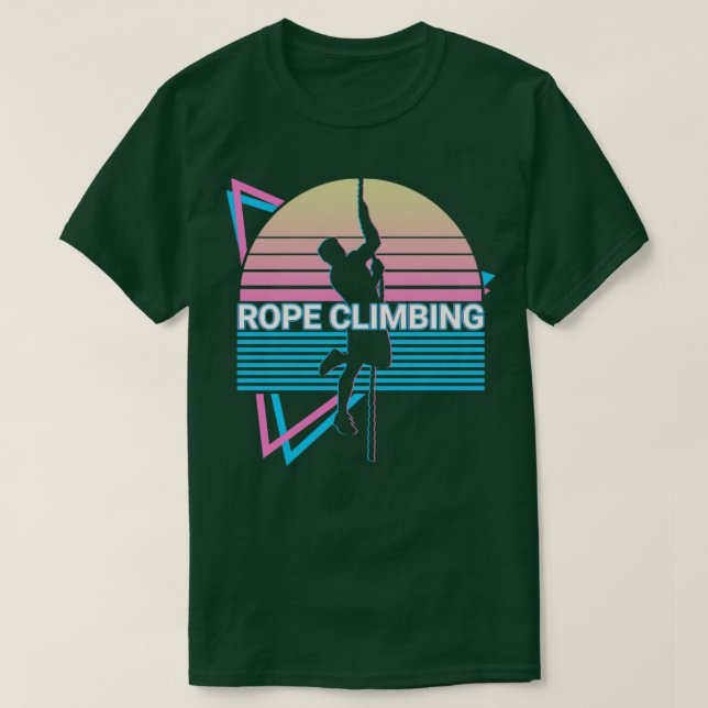 Rope Climber Retro T-Shirt (Design vorne)