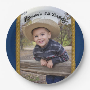 Rope-Frame-Western Pappteller