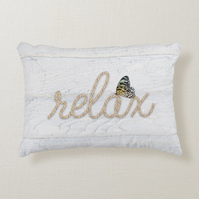Rope Relax Texte avec Coussin d'accentuation papil (Devant)